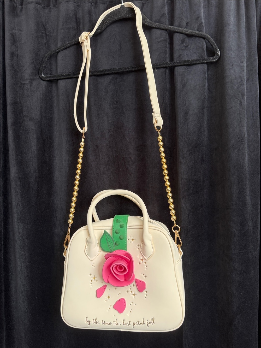 Loungefly Disney Beauty And The Beast 30th Anniversary Rose Purse